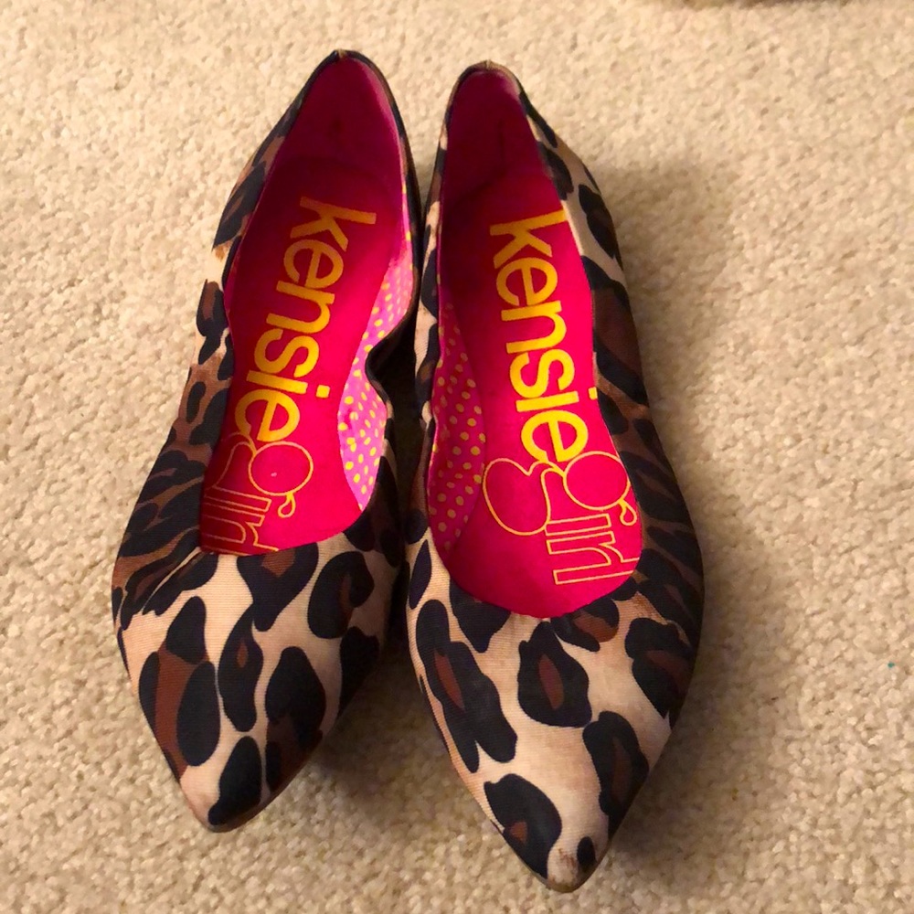 Leopard Print Flats